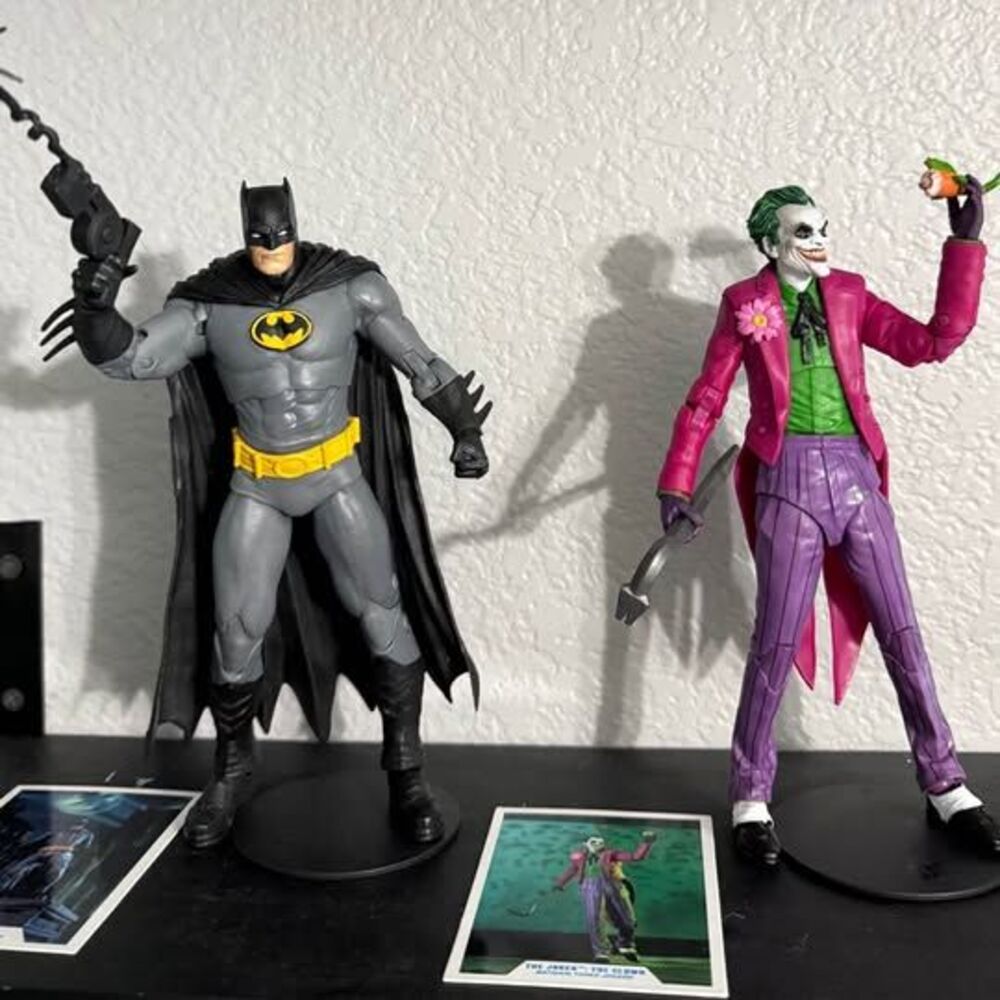 McFarlane DC Multiverse Batman & Joker Action Figure Set Lot of 2